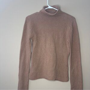 Wilfred Mock Rolled Neck Sweater, Cotton Blend, Elevated Basic, Heritage, Casual